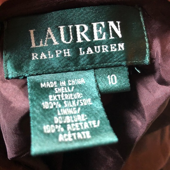 RALPH LAUREN 100% SILK MIDI SKIRT - Picture 2 of 6